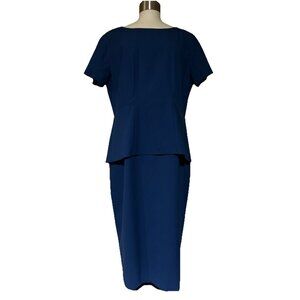 Lafayette 148 Womens Dress Size 12 Quiet Luxury Career Virgin Wool Blend Sheath